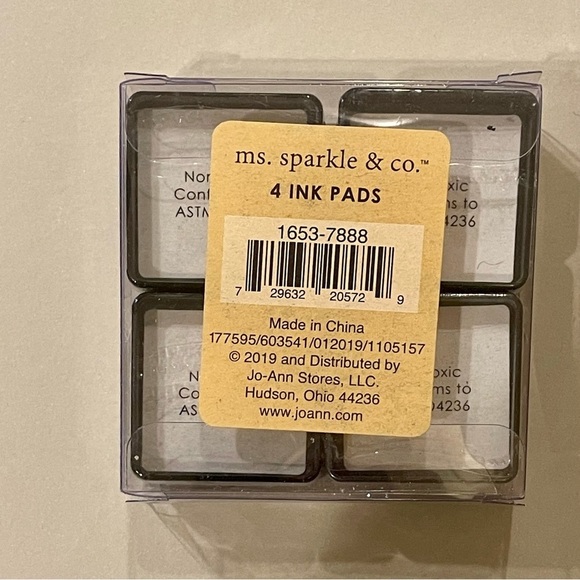 MS. Sparkle & Co NEW Tag & Stamp Kit, Plus Eight Ink Pads - Picture 6 of 8